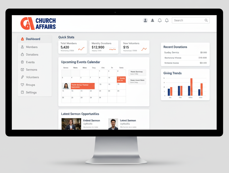ChurchAffairs Platform